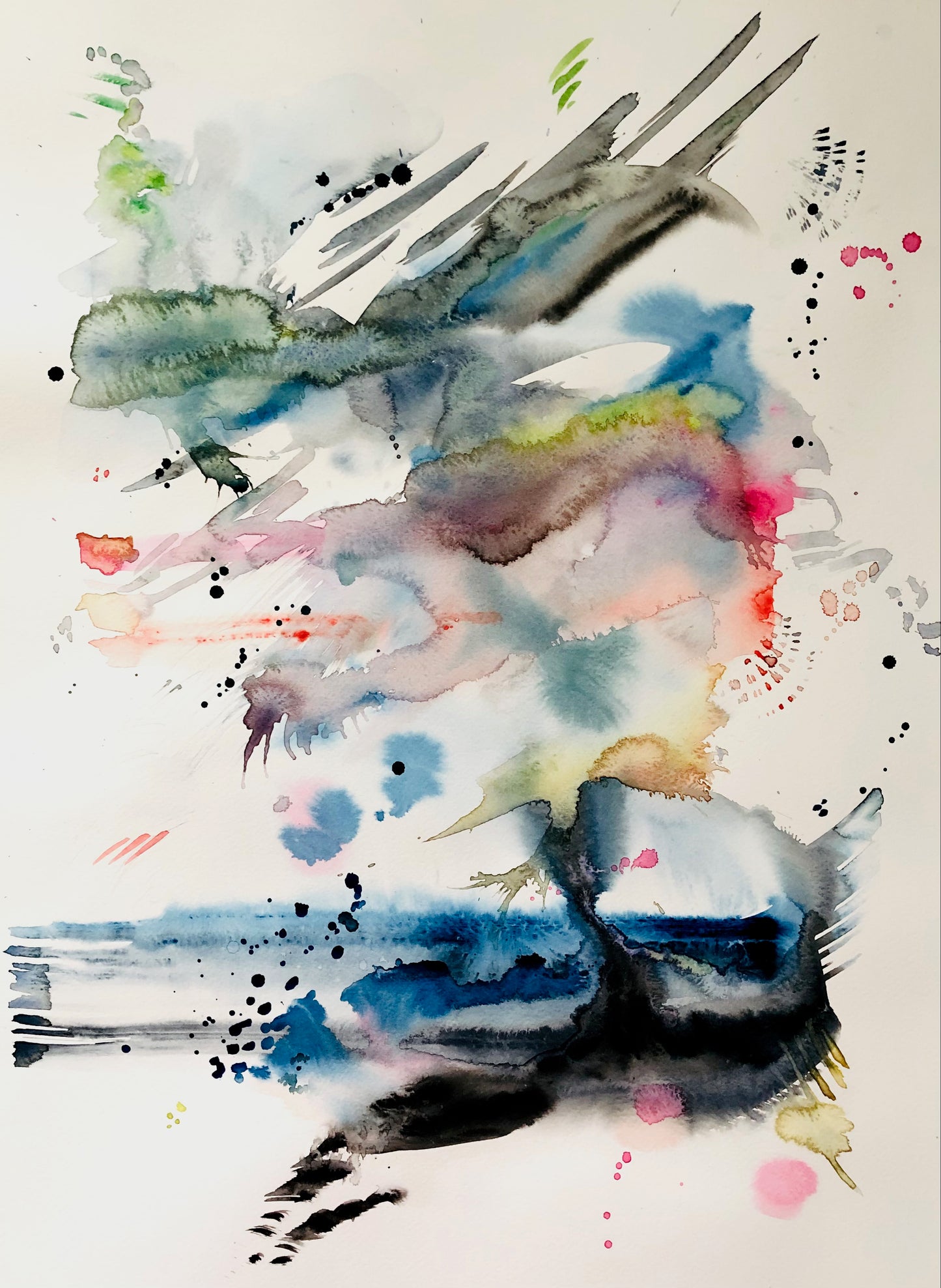 "Clouds Over Water"